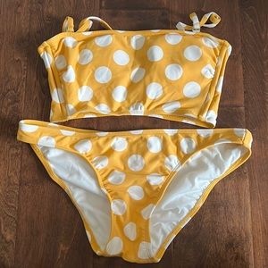 Yellow Polka Dot Bikini ☀️